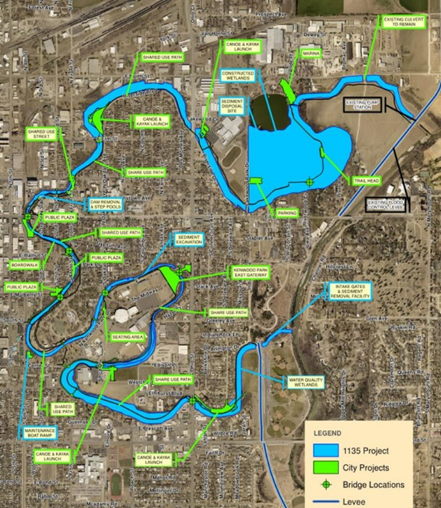 UT Smoky Hill River Renewal Restoration USACE Project Salina, KS